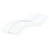 vidaXL feh&eacute;r H2/H3 kem&eacute;nys&eacute;gű habmatrac 90 x 210 cm