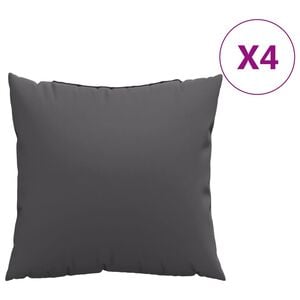 vidaXL 4 db antracitsz&uuml;rke sz&ouml;vet kanap&eacute;p&aacute;rna 40 x 40 cm