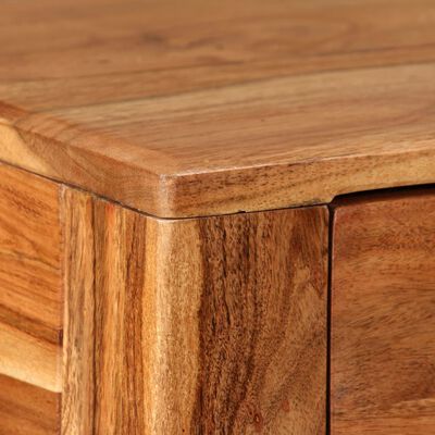 vidaXL tömör fa tálalóasztal 118 x 30 x 80 cm