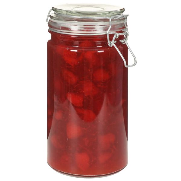 vidaXL 6 db csatos t&aacute;rol&oacute;ed&eacute;ny 1000 ml