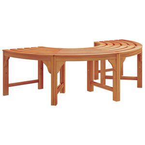 vidaXL Fa pad 4 -Seater 160 x 80 x 45cm T&ouml;m&ouml;r Eukaliptusz Fa