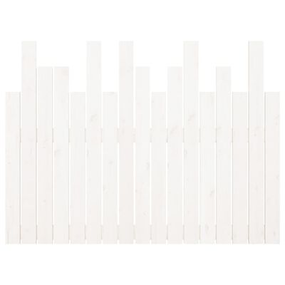 vidaXL fehér tömör fenyőfa fali fejtámla 108 x 3 x 80 cm