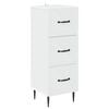 vidaXL Fi&oacute;kos szekr&eacute;ny Feh&eacute;r 33 x 34,5 x 89,5 cm Szerelt Fa