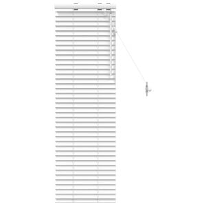 vidaXL Zsaluzia Feh&eacute;r 40 x 130 cm 35 mm Massz&iacute;v Paulownia fa