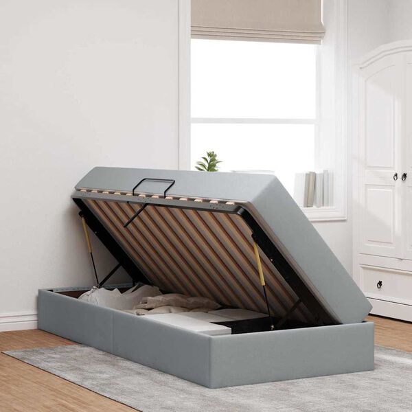 vidaXL &Aacute;gy t&aacute;rol&oacute;val &eacute;s matraccal Vil&aacute;gossz&uuml;rke 90 x 190 cm Poli&eacute;szter