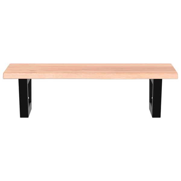 vidaXL ac&eacute;l &eacute;s t&ouml;m&ouml;r t&ouml;lgyfa falra szerelhető mosd&oacute;polc