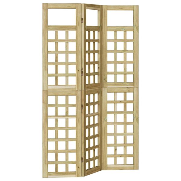 vidaXL Mag&aacute;nszf&eacute;ra K&eacute;pernyő M&eacute;z barna 121 x 180 cm T&ouml;m&ouml;r fenyőfa