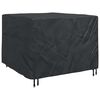 vidaXL B&uacute;tor takar&oacute; Fekete 125 x 125 x 74 cm 420D Oxford sz&ouml;vet