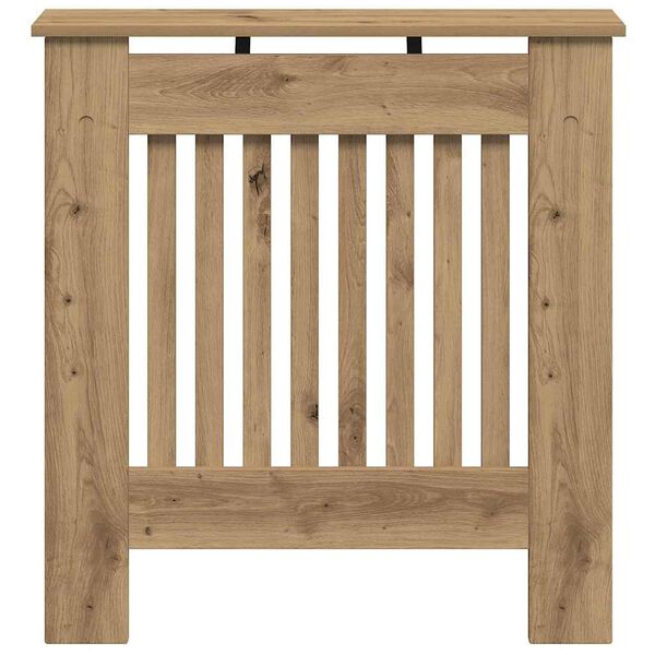 vidaXL Radi&aacute;tor fedez&eacute;k Artisan t&ouml;lgy 78 x 19 x 81,5 cm Faanyag