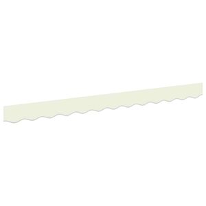 vidaXL Napellenző d&iacute;sz&eacute;l csere Kr&eacute;mcs&iacute;kos 230 x 20 cm Poli&eacute;szter