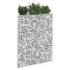 vidaXL trap&eacute;z alak&uacute; horganyzott ac&eacute;l gabion magas&aacute;gy&aacute;s 100x20x100 cm