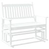 vidaXL feh&eacute;r t&ouml;m&ouml;r ny&aacute;rfa hintapad 118 x 70 x 104,5 cm