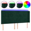 vidaXL s&ouml;t&eacute;tz&ouml;ld b&aacute;rsony LED-es fejt&aacute;mla 183x16x118/128 cm