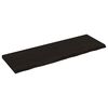 vidaXL s&ouml;t&eacute;tbarna kezelt t&ouml;m&ouml;r t&ouml;lgyfa asztallap 120x40x(2-4) cm