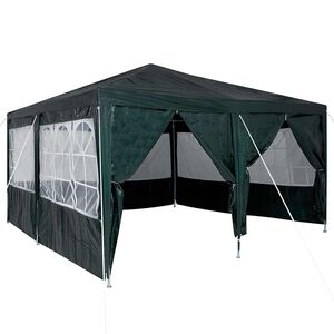 vidaXL Partys&aacute;tor Z&ouml;ld 400 x 400 x 266 cm Polietil&eacute;n