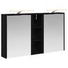 vidaXL F&uuml;rdőszobai Szekr&eacute;ny Szett 3 db 106 x 16 x 62,5 cm Szerelt fa