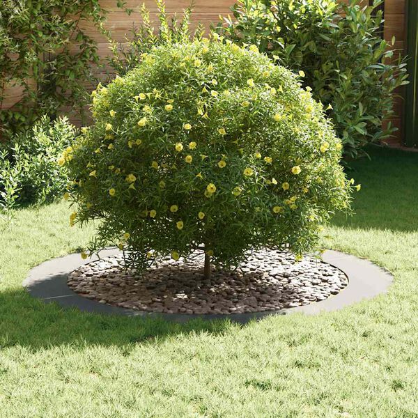 vidaXL Alkalmas lapos fa gyűrűh&ouml;z Ez&uuml;st &Oslash;90 / 120 cm Horganyzott ac&eacute;l