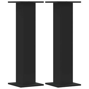 vidaXL 2 db fekete szerelt fa n&ouml;v&eacute;nytart&oacute; &aacute;llv&aacute;ny 30 x 30 x 95 cm