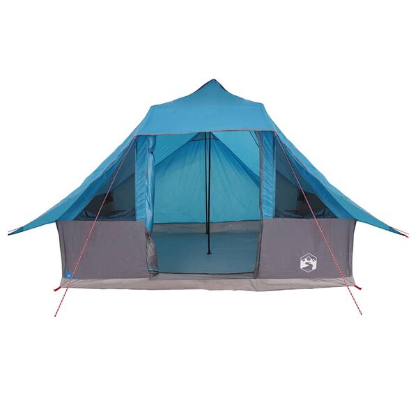 vidaXL Tipi s&aacute;tor tetővel t&aacute;rol&oacute;val K&eacute;k 364 x 281 x 257 cm taft