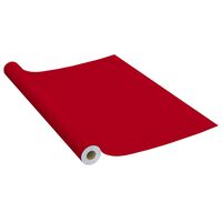 vidaXL piros öntapadó PVC bútorfólia 500 x 90 cm