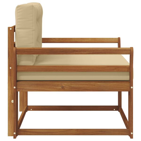 vidaXL K&uuml;lt&eacute;ri k&ouml;z&eacute;pső kanap&eacute; T&ouml;m&ouml;r Ak&aacute;cfa Term&eacute;szetes