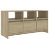 vidaXL sonoma t&ouml;lgy sz&iacute;nű szerelt fa TV-szekr&eacute;ny 102x37,5x52,5 cm