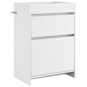 vidaXL F&uuml;rdőszoba Mosogat&oacute; Alatti Szekr&eacute;ny Feh&eacute;r 56 x 37,5 x 81 cm