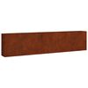 vidaXL corten ac&eacute;l kerti magas&aacute;gy&aacute;s 360x40x80 cm