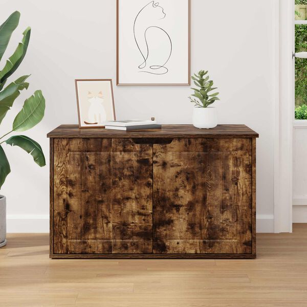 vidaXL Macska H&aacute;z F&uuml;st&ouml;lt t&ouml;lgy 85 x 55 x 50,5 cm Faanyag