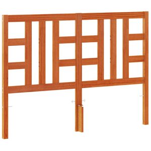 vidaXL viaszbarna t&ouml;m&ouml;r fenyőfa fejt&aacute;mla 135 cm