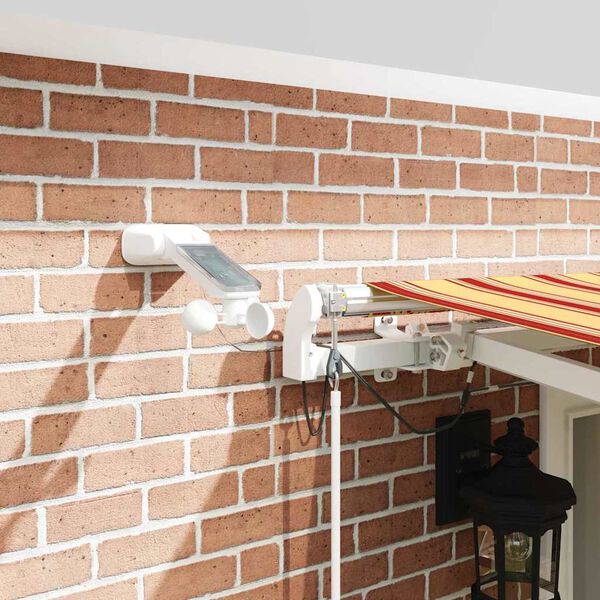 vidaXL Beh&uacute;zhat&oacute; napellenző S&aacute;rga &eacute;s narancs 500 &times; 300 cm