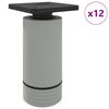 vidaXL B&uacute;tor l&aacute;bak &Aacute;ll&iacute;that&oacute; 12 db Feh&eacute;r 64 x 64 x 100 mm PP