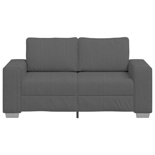 vidaXL s&ouml;t&eacute;tsz&uuml;rke kordb&aacute;rsony sz&ouml;vet loveseat kanap&eacute; 160x77x82 cm