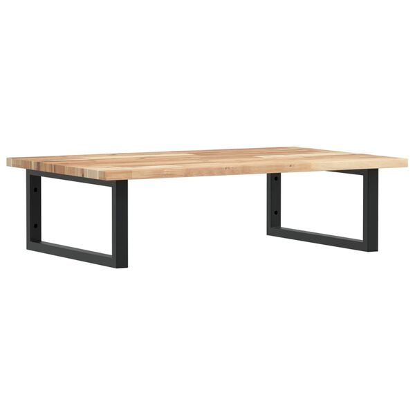 vidaXL ac&eacute;l &eacute;s t&ouml;m&ouml;r ak&aacute;cfa falra szerelhető mosd&oacute;polc