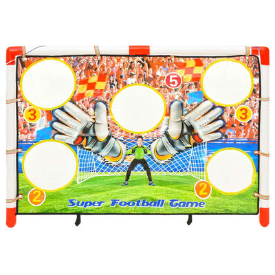 vidaXL gyerek-focikapuszett kapufallal 120 x 51 x 77,5 cm