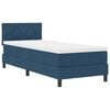 vidaXL Boxrug&oacute;s &aacute;gy LED szalagokkal fejt&aacute;ml&aacute;val K&eacute;k 80 x 200 cm sz&ouml;vet