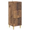 vidaXL Fi&oacute;kos szekr&eacute;ny Antik Fa 33 x 34,5 x 90 cm Szerelt Fa