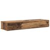 vidaXL St&uacute;di&oacute; &iacute;r&oacute;asztal Antik Fa 130 x 40 x 19,5 cm Szerelt Fa