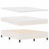 vidaXL Boxrug&oacute;s &aacute;gy Kr&eacute;m &eacute;s feh&eacute;r 203 x 144 x 88 cm B&aacute;rsony anyag