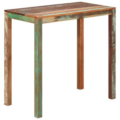 vidaXL tömör újrahasznosított fa bárasztal 112 x 60 x 108 cm