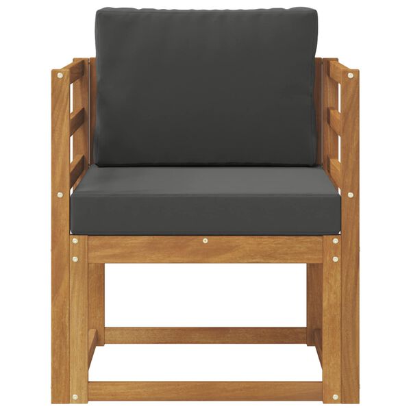 vidaXL K&uuml;lt&eacute;ri kanap&eacute; T&ouml;m&ouml;r ak&aacute;cfa &eacute;s poli&eacute;szter Term&eacute;szetes