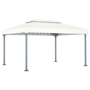vidaXL kr&eacute;msz&iacute;nű alum&iacute;niumpavilon 400 x 300 cm