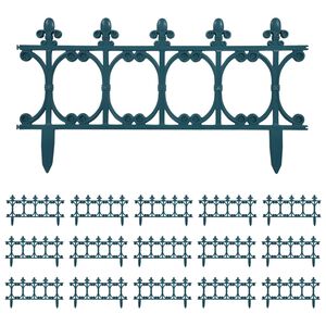 vidaXL 16 db z&ouml;ld polipropil&eacute;n gyepszeg&eacute;ly 10 m