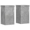 vidaXL 2 db betonsz&uuml;rke szerelt fa n&ouml;v&eacute;nytart&oacute; &aacute;llv&aacute;ny 10 x 10 x 18 cm