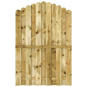 vidaXL impregn&aacute;lt fenyőfa kertkapu 100 x 150 cm