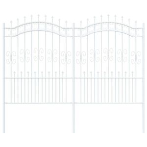 vidaXL Kerti Ker&iacute;t&eacute;s Feh&eacute;r 240 x 202,5 cm Porsz&oacute;rt Ac&eacute;l