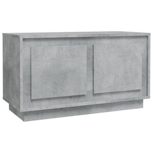 vidaXL betonsz&uuml;rke szerelt fa TV-szekr&eacute;ny 80x35x45 cm