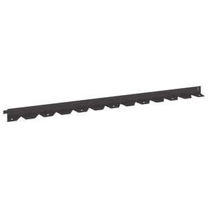 vidaXL Fűszeg&eacute;lyez&eacute;s 10 db 102 x 4 x 4 cm Ac&eacute;l Fekete