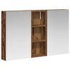 vidaXL F&uuml;rdőszobai Szekr&eacute;ny Szett 3 db 80 x 10,5 x 50 cm Szerelt fa
