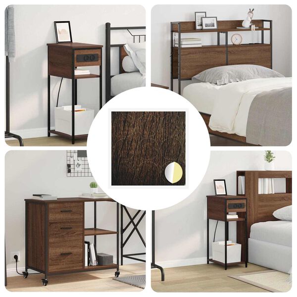 vidaXL &Ouml;ntapad&oacute; csavar bor&iacute;t&oacute; 12 pcs Barna T&ouml;lgy &Oslash; 20 x 0,5 mm